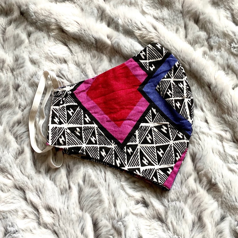 New Adult Face Mask Abstract Print